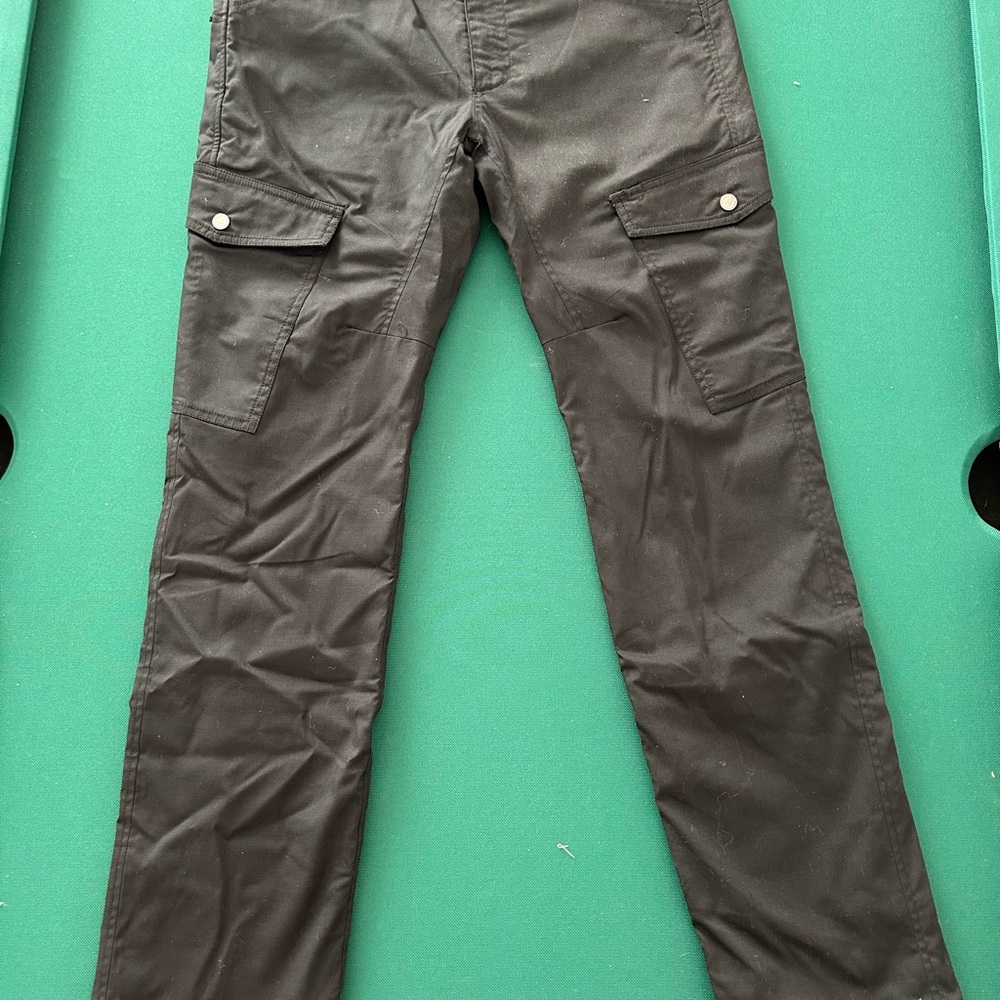 Men's Black Insulated Cargo Pants